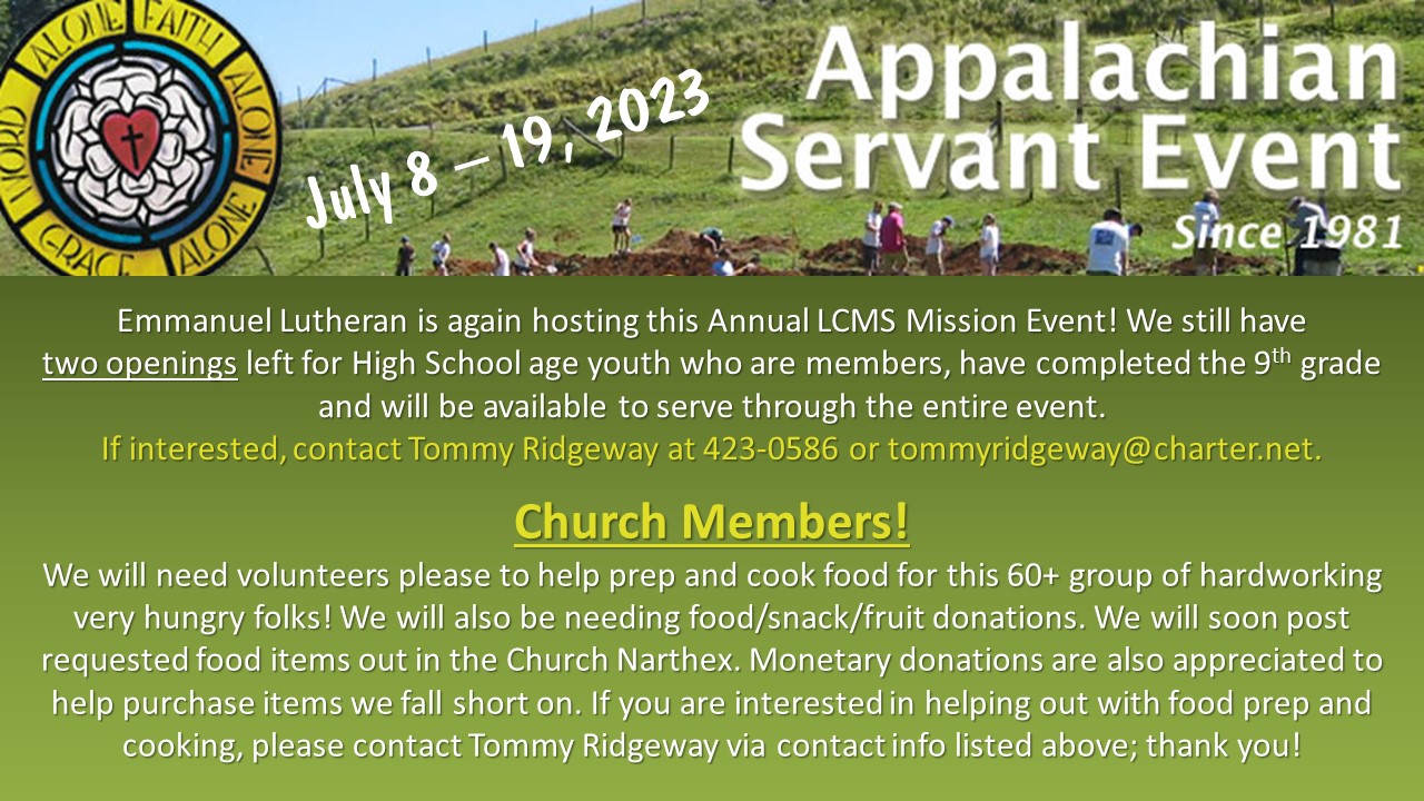 Home - Emmanuel Lutheran Church Asheville